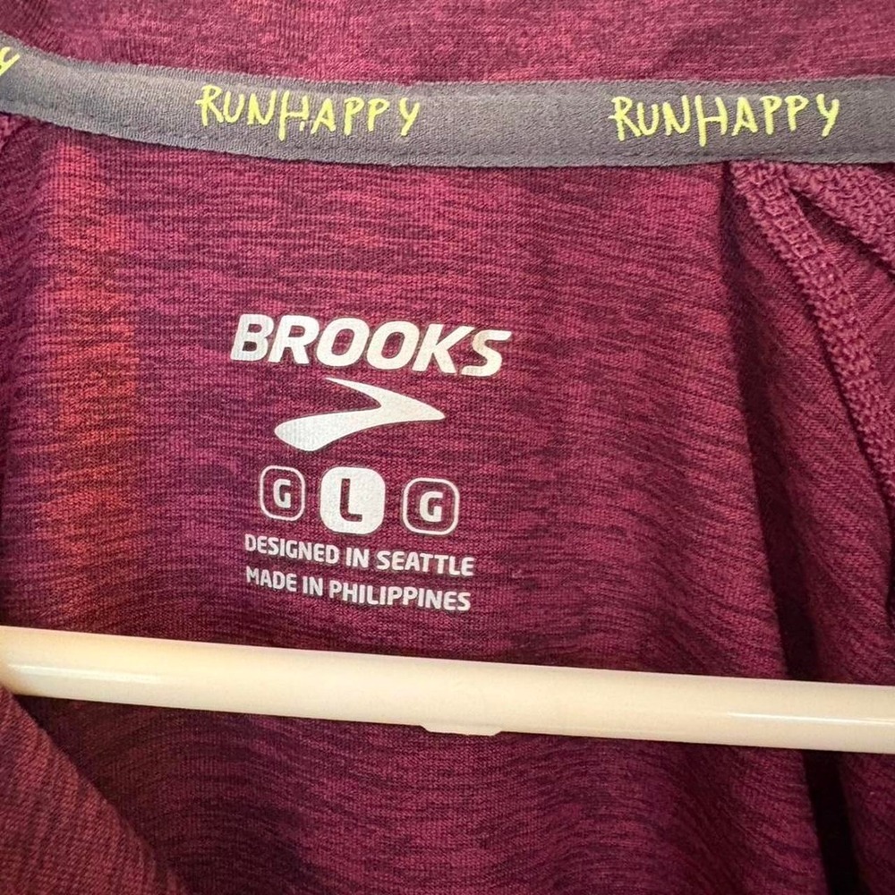 Brooks Quarter Zip Womens L